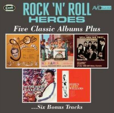 ROCK 'N' ROLL HEROES: FIVE CLASSIC ALBUMS-VARIOUS ARTISTS 2CD *NEW*