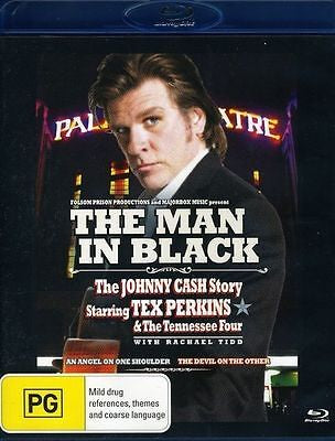 MAN IN BLACK: THE JOHNNY CASH STORY BLURAY VG+