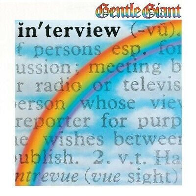 GENTLE GIANT-IN'TERVIEW CD VG+