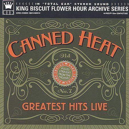 CANNED HEAT-GREATEST HITS LIVE CD VG+