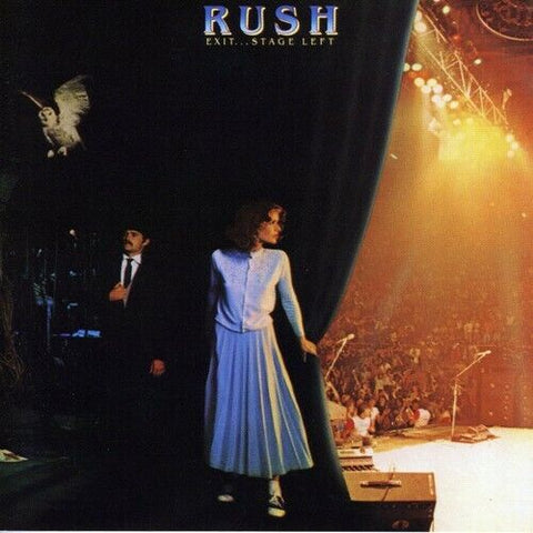 RUSH-EXIT...STAGE LEFT CD VG