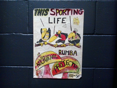 THIS SPORTING LIFE NOCTURNAL PROJECTIONS GIG POSTER
