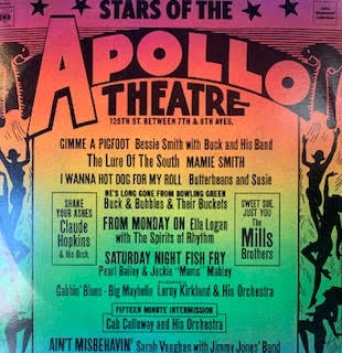 STARS OF THE APOLLO THEATRE-VARIOUS ARTISTS 2LP EX COVER VG+