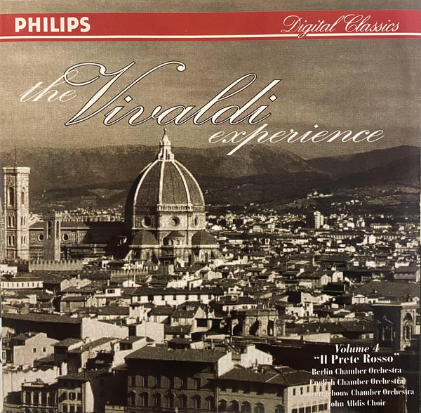 VIVALDI EXPERIENCE-VOL 4 IL PRETE ROSSO CD VG