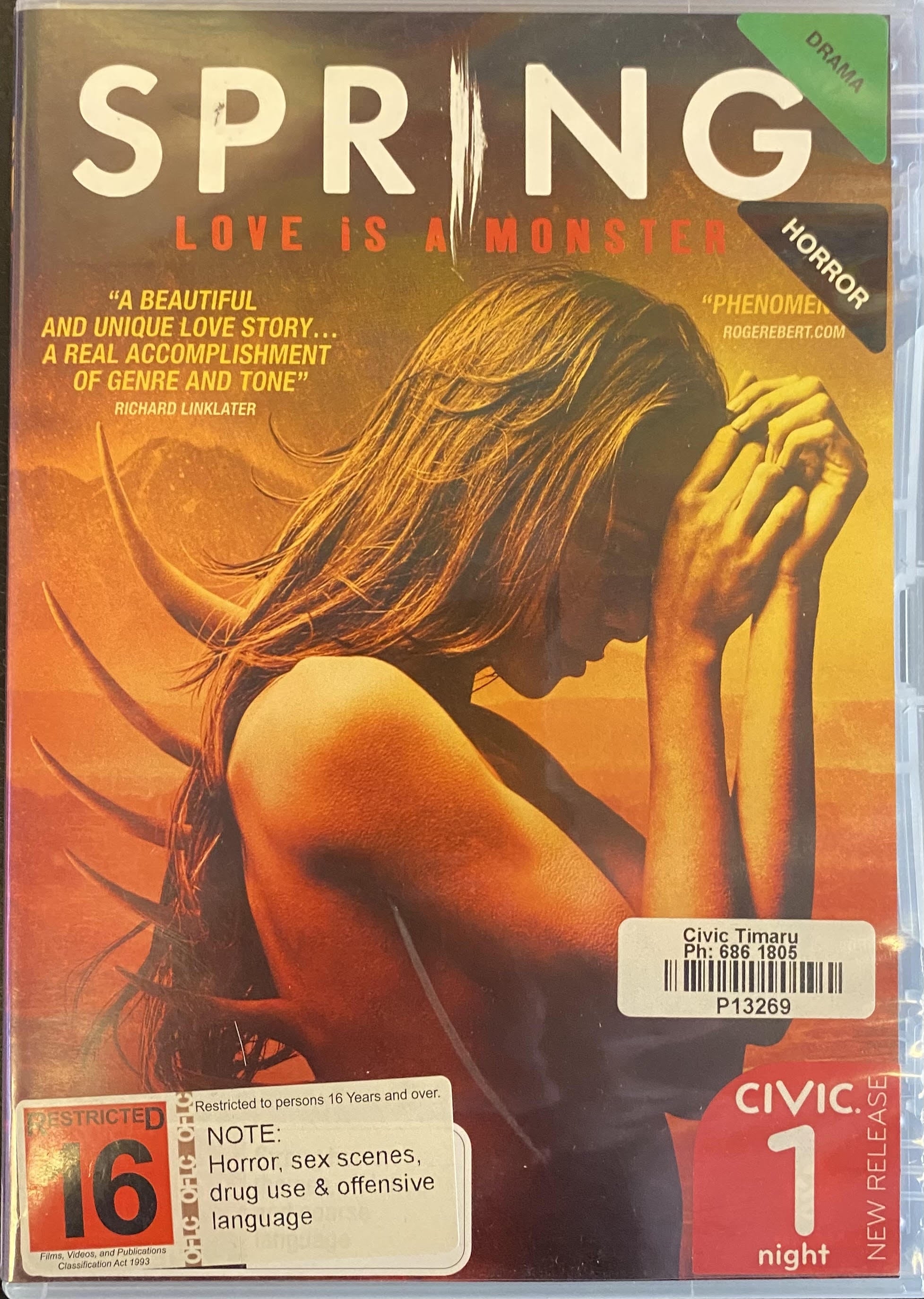 Spring Dvd SPRING-DVD NM | RELICS