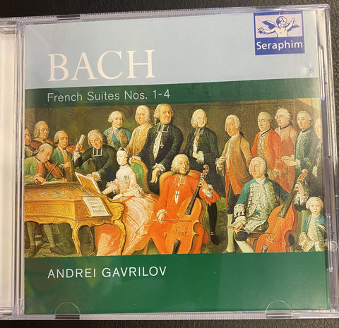 BACH-FRENCH SUITES NOS.1-4 ANDREI GAVRILOV CD NM