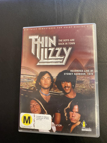 THIN LIZZY-THE BOYS ARE BACK IN TOWN DVD NM