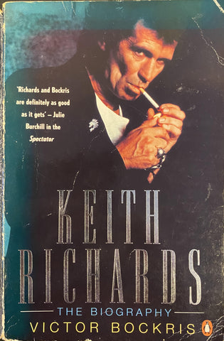 KEITH RICHARDS: THE BIOGRAPHY-VICTOR BOCKRIS 2ND HAND BOOK VG