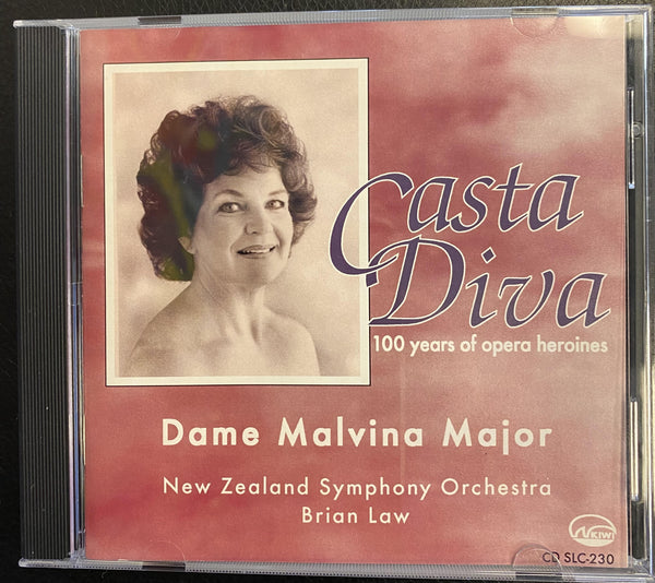 MAJOR DAME MALVINA-CASTA DIVA CD VG SIGNED