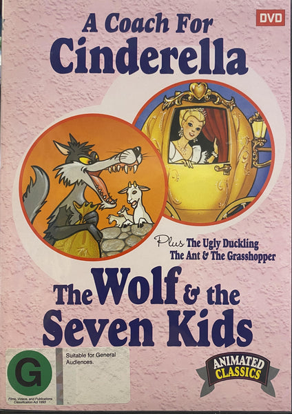 COACH FOR CINDERELLA/WOLF & THE SEVEN KIDS-DVD NM